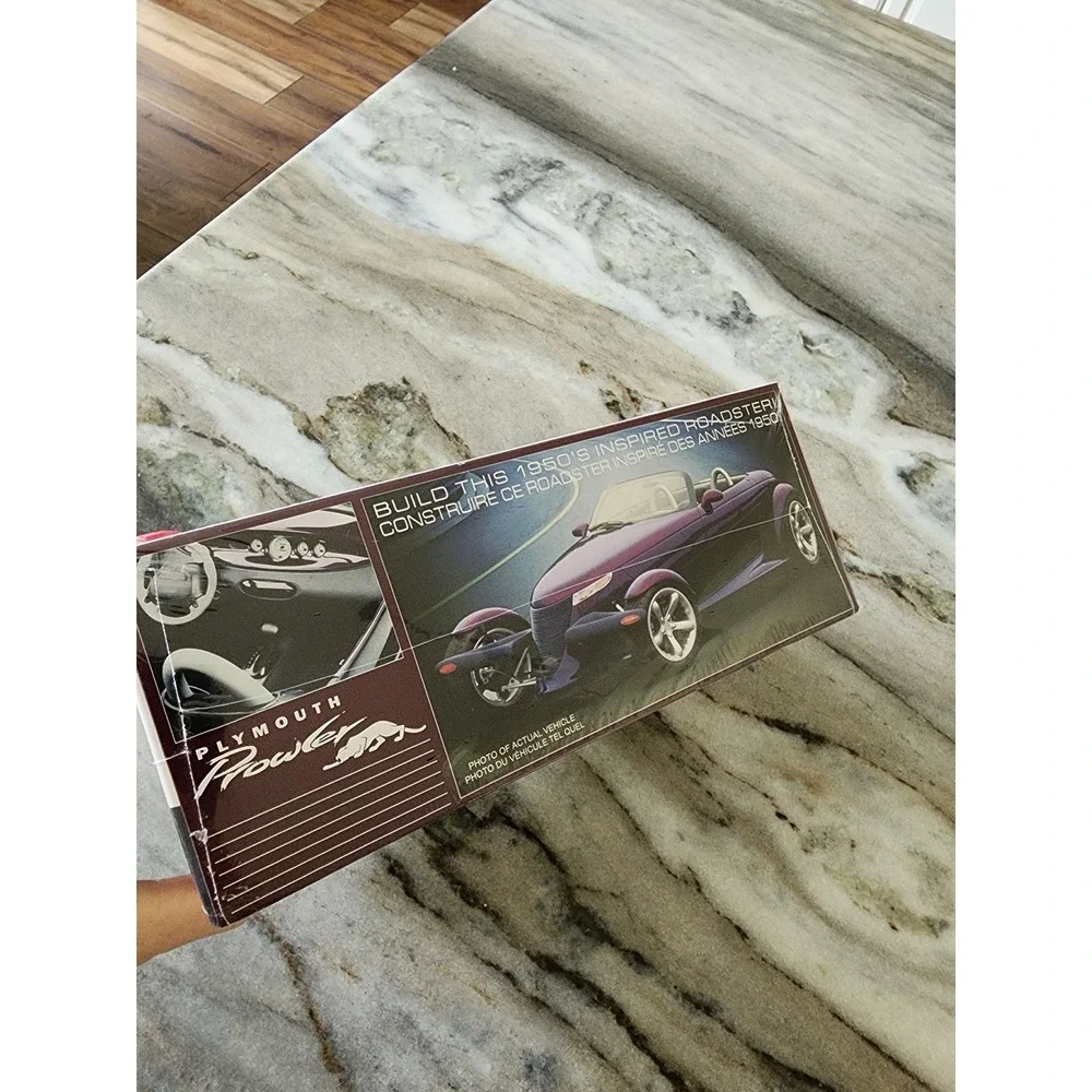 NEW AMT Plymouth Prowler 1/25 Scale Snap Model Kit Purple Molded 4 Colors